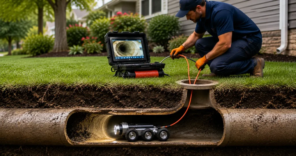 how does a sewer line inspection work