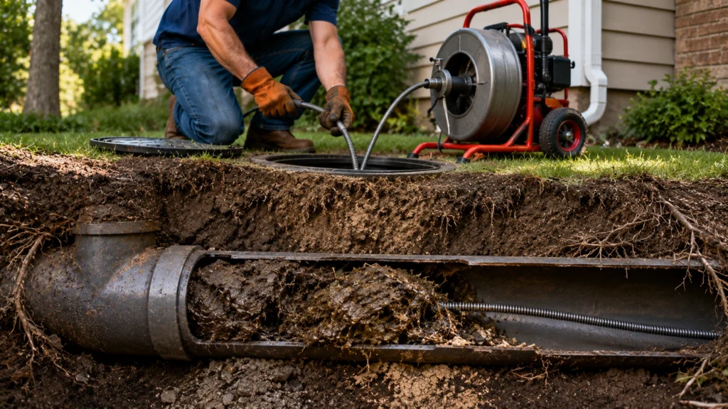 main sewer line clog signs, causes, and how to fix It