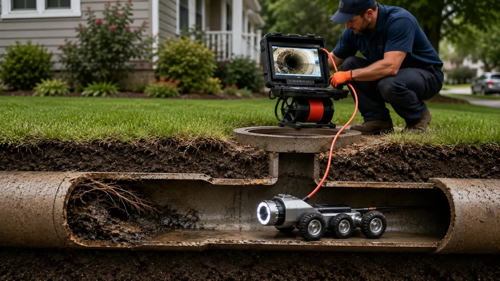 sewer line inspection what it is how it works and what it costs