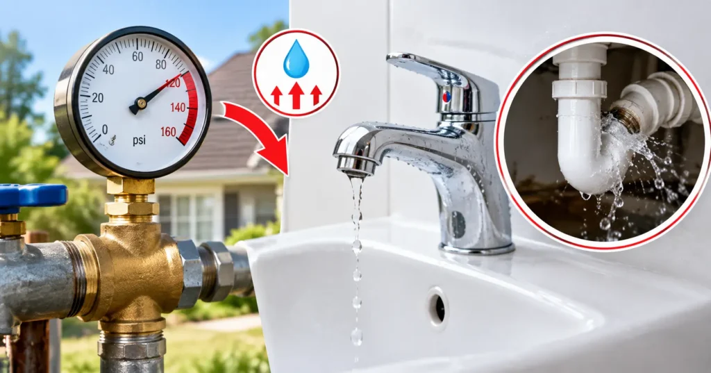 high municipal water pressure the hidden cause behind repeated leaks