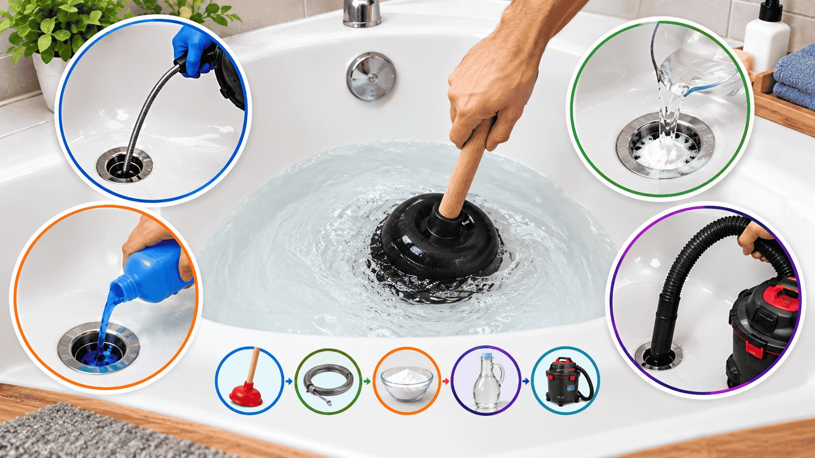how to unclog a bathtub drain 5 methods that actually work